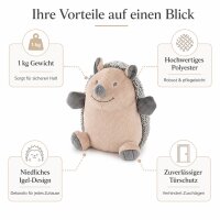 Türstopper Igel aus Stoff mit schwerer Füllung Türsack für den Boden