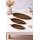 Holztabletts blattförmig – Mangoholz 3er Set – Handarbeit