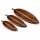 Tablett 3er Set Holz  Natur Mango Holz Blattform für Tischdeko