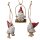 Boltze Home Hängefigur Dekofigur Wichtel Gnosa - 3er-SET