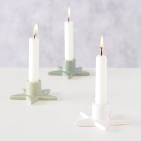 Boltze Home Kerzenständer Odessia Sternenform - Weiß