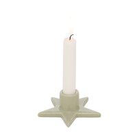 Boltze Home Kerzenständer Odessia Sternenform - Hellgrün