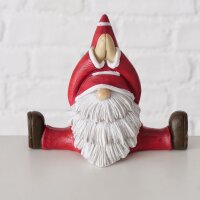 Dekofigur Weihnachtsmann Wichtel Yoga Übung 1
