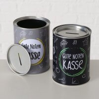 Spardose gute Noten aus Metall – spielerisch Sparen lernen