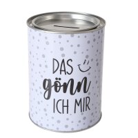 Spardose Metall mit Spruch – dekorativ für kleine Wünsche