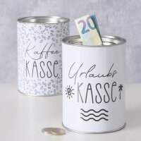 Boltze Spardose Kaffeekasse, Urlaubskasse