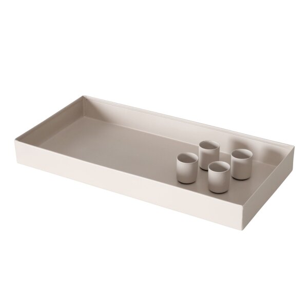 Boltze Home Kerzenleuchter Margo Eckig - Beige