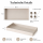 Kerzenleuchter Margo eckig beige mit 4 magnetischen Haltern