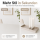 Kerzenleuchter Margo eckig beige mit 4 magnetischen Haltern