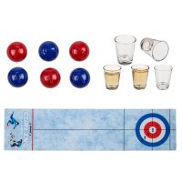 Trinkspiel Tisch-Curling 120 x 30 cm