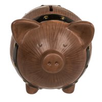 Spardose Fass-Schwein 16 x 12,5 x 13 cm
