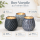 Boltze Windlicht Yamuna 3er-Set aus lackiertem Glas