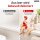 Kantenhocker Becky Badenixe rot/weiß gepunktet – Dekofigur aus Polyresin, 13 cm
