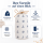 Türstopper Stoff maritim 1,5 kg Weiß/Navy