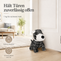 Türstoppper Hund Kariert 1Kg 25 cm