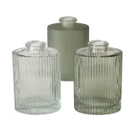 Vase Tonja 3er-SET Grün - Flaschenvase