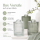 Vase Tonja 3er-Set Grün aus lackiertem Glas