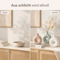 Vase Lanyo 3er-Set aus glasiertem Steingut