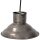 Hängelampe Fabriklampe aus Roheisen mit Klarlack - Klein - ⌀ 23 cm