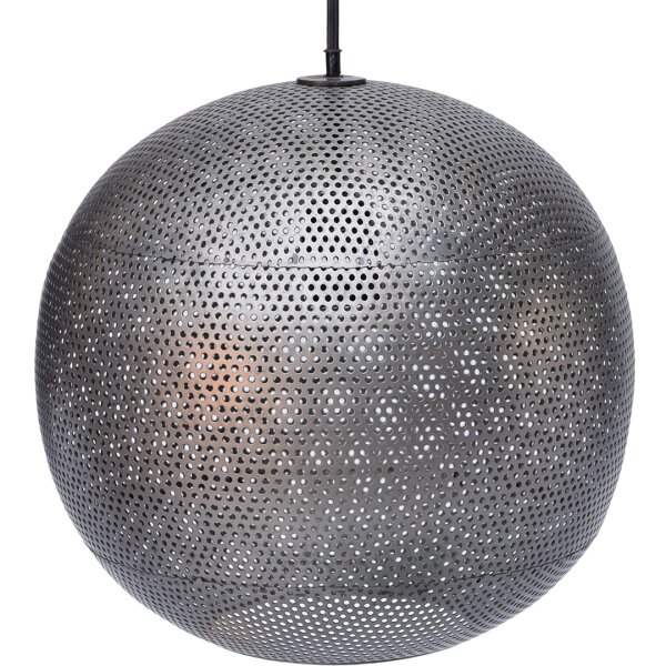 Moonlight Hängelampe mit perforierten Lampenschirm aus Eisen ⌀ 30 cm