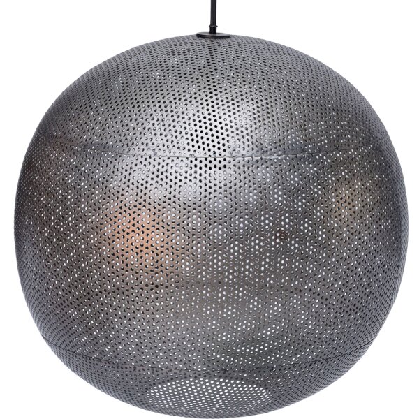 Moonlight Hängelampe mit perforierten Lampenschirm aus Eisen ⌀ 40 cm