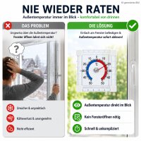 Fensterthermometer selbstklebend 7,5 cm