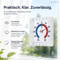 Fensterthermometer selbstklebend 7,5 cm