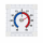 Fensterthermometer selbstklebend 7,5 cm
