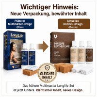 LongLife Lederpflege 2er-SET für Ledermöbel