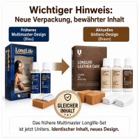 LongLife Lederpflege 2er-SET für Ledermöbel
