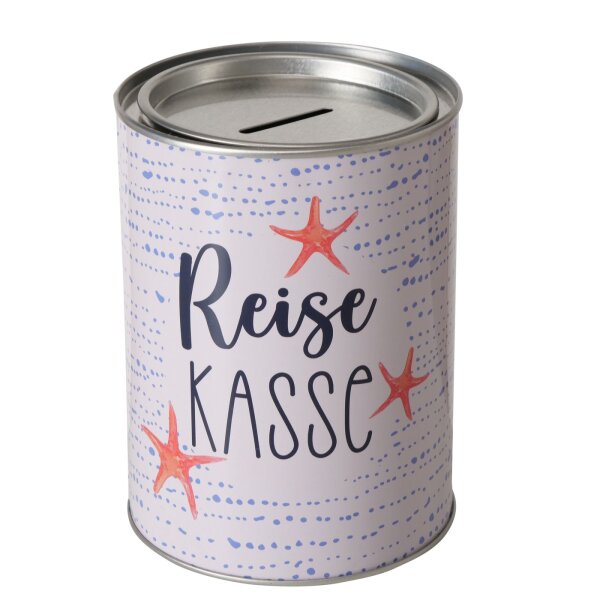 Spardose 14 verschiedene Designs - mit abnehmbarem Deckel - 14 x 10 cm Reisekasse