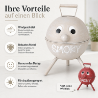 Sturmaschenbecher Smoky Junior Beige