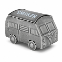 Sturmaschenbecher Moby Silber im Retro-Van-Design