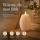LED Gerillte Kerze 7,5 x 10 cm