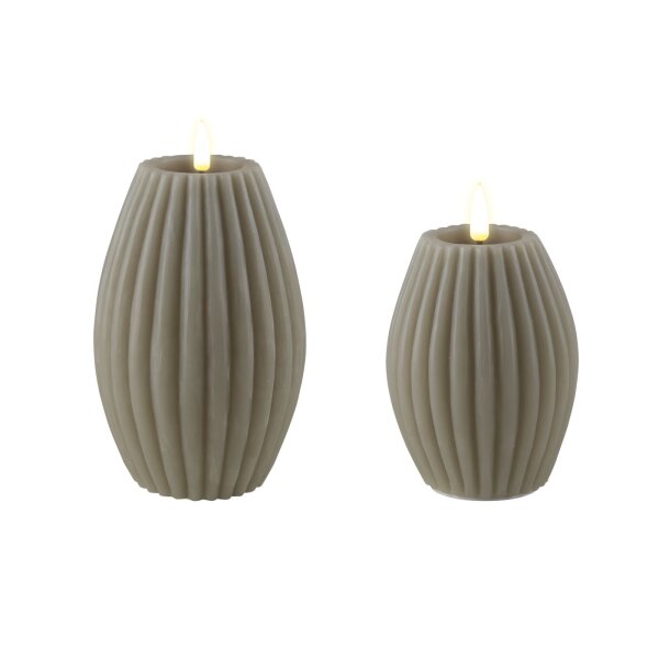LED Gerillte Kerze