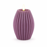 LED Gerillte Kerze 10 x 15 cm