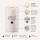 LED Grabkerze Deluxe Homeart Trauerkerze Indoor und Outdoor Wasserdicht IP 44- ( Geliebt und unvergessen )
