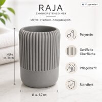 Zahnputzbecher Raja 6,7 x 10 cm