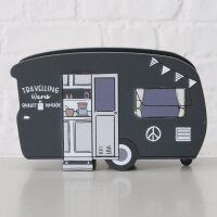 Serviettenhalter Vanlife Schwarz + 3er-SET Servietten Grillzeit