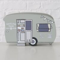 Serviettenhalter Vanlife Grau + 3er-SET Servietten Grillzeit