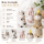 Boltze Home Figuren Set Enzo - Kuh Schwein Schaf