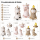 Boltze Home Figuren Set Enzo - Kuh Schwein Schaf