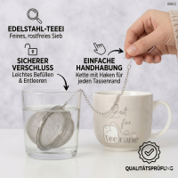 Boltze Teebecher mit Sieb - Zeit für Teerapie