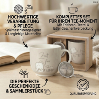 Boltze Teebecher mit Sieb - Zeit für Teerapie