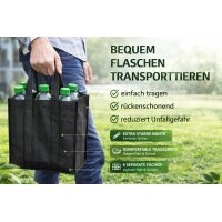 Flaschentasche Kunststoff für 6 Flaschen