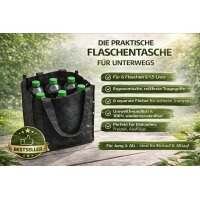 Flaschentasche Kunststoff für 6 Flaschen