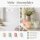 Boltze Windlicht Gladys 4er-Set Pastellfarben