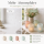 Boltze Windlicht Gladys 4er-Set Pastellfarben