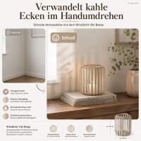 Boltze Windlicht Viki Beige