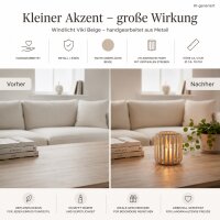 Boltze Windlicht Viki Beige